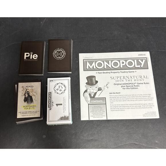 Monopoly Super Natural Join The Hunt Collectors Edition Complete Board Game 2015 - Picture 7 of 12